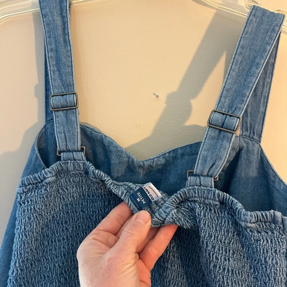 Lot of 5 Women’s Old Navy Rompers & Casual Dresses- Medium or Petite Med. Cotton - Picture 9 of 10